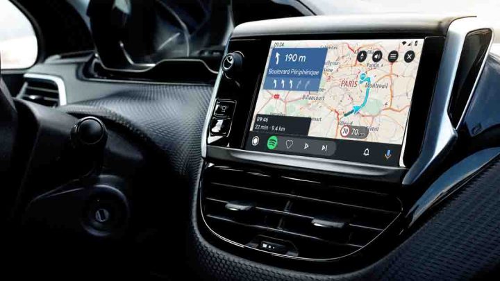 application navigation voiture